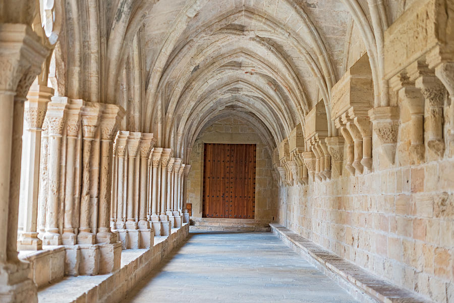 Poblet Monastery near Barcelona in Catalonia Spain #8 Photograph by Marek Poplawski