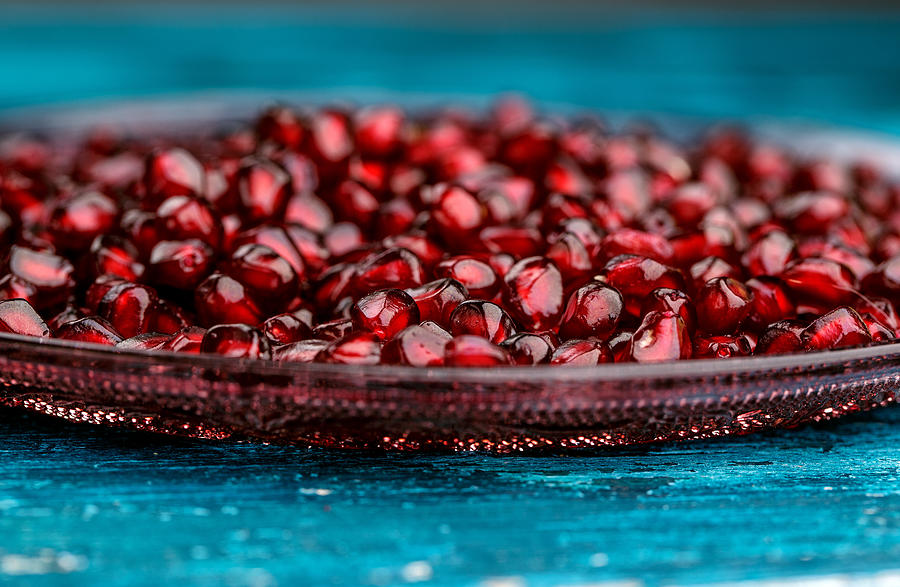 Fruit Photograph - Pomegranate #8 by Nailia Schwarz