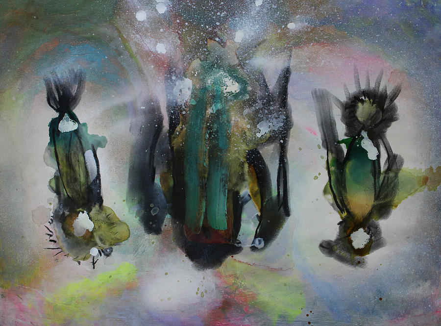 Abstract Painting - Spirit Guides by Jeremy Johnson