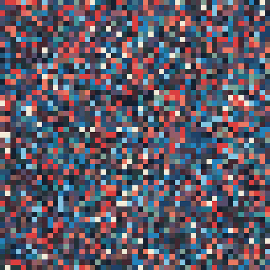 Retro Pixel Art #8 Digital Art by Mike Taylor