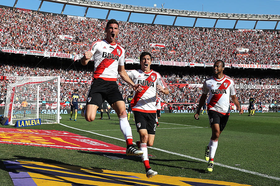 River Plate v Boca Juniors - Argentine Primera Division #8 Photograph by Chris Brunskill Ltd