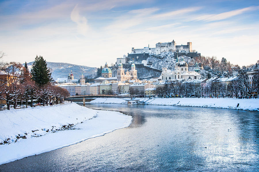 Salzburg in winter #8 Photograph by JR Photography