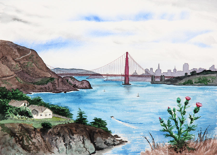 San Francisco #6 Painting by Masha Batkova