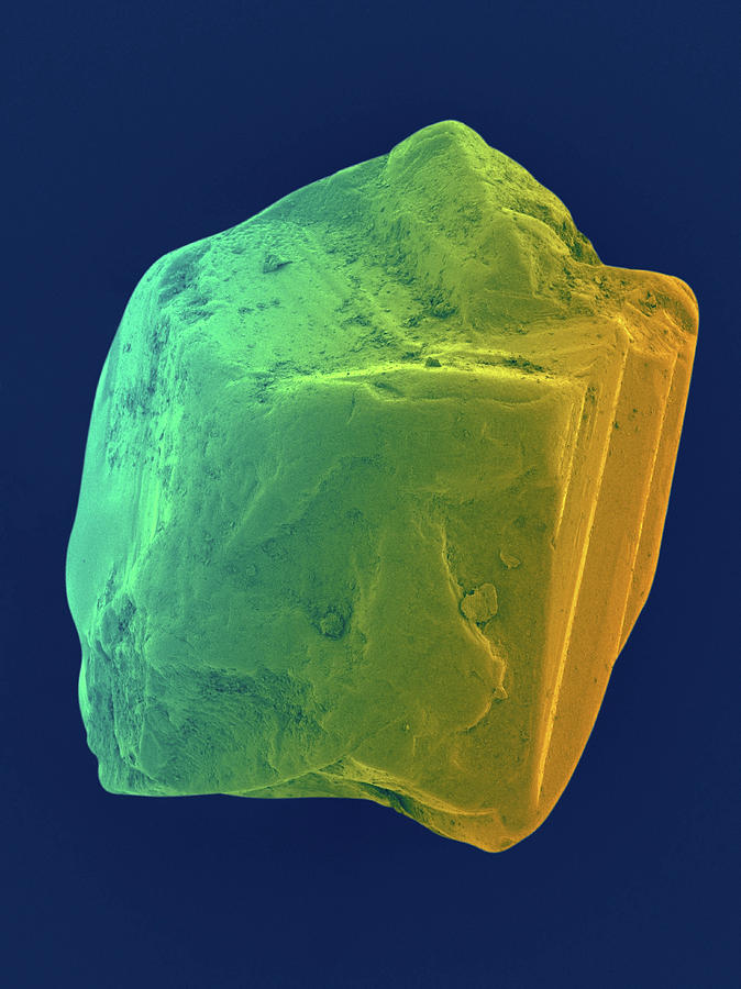 Sapphire #8 Photograph by Dennis Kunkel Microscopy/science Photo Library