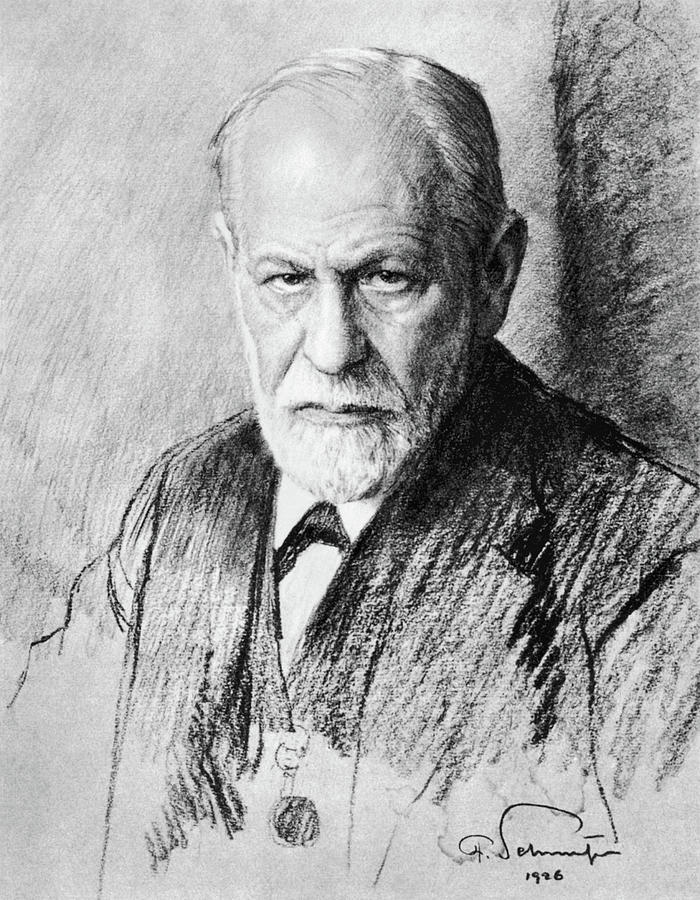 Sigmund Freud Drawing by Granger - Fine Art America