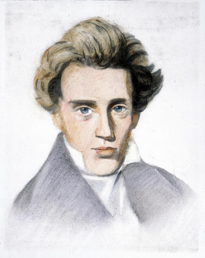 Soren Kierkegaard (1813-1855) #8 Drawing by Granger