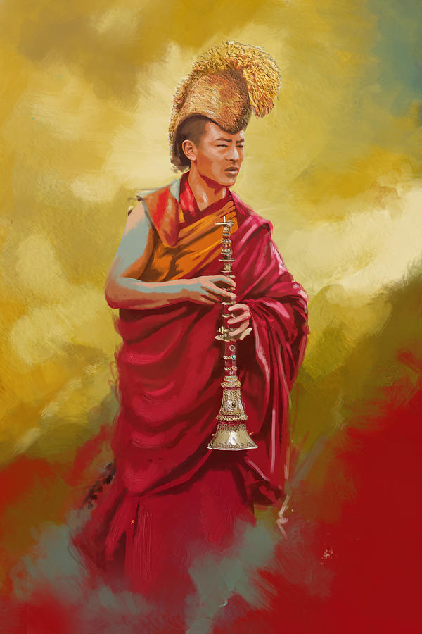 Buddhism Painting - South Asian Art  #8 by Corporate Art Task Force