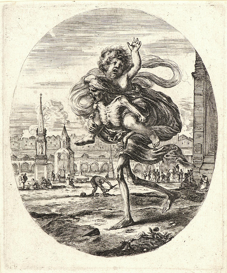 Stefano Della Bella Drawing - Stefano Della Bella Italian by Litz Collection Stefano Della Bella Drawing - Stefano Della Bella Italian by Litz Collection