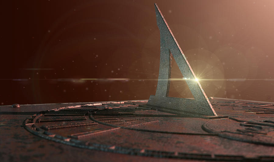 Architecture Digital Art - Sundial Lost In Time #8 by Allan Swart