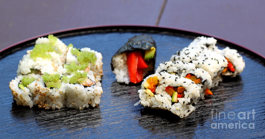 Sushi California Roll #8 Photograph by Henrik Lehnerer