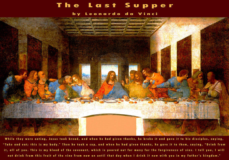 The Last Supper  #8 Digital Art by Leonardo da Vinci