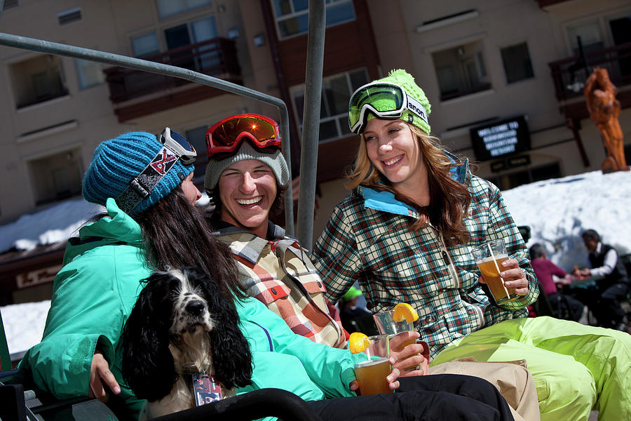 Three Friends One Male And Two Females Photograph by Trevor Clark ...