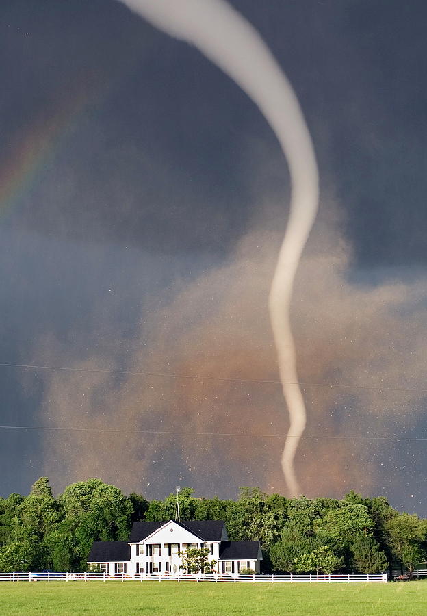 House Photograph - Tornado #8 by Eric Nguyen/science Photo Library