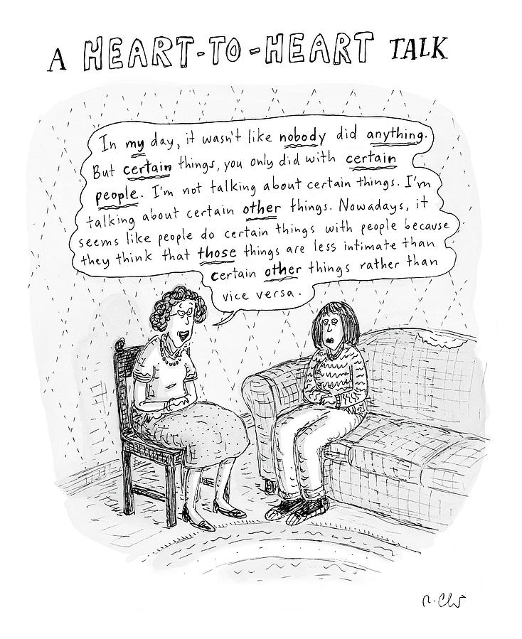 New Yorker January 21st, 2008 Drawing by Roz Chast