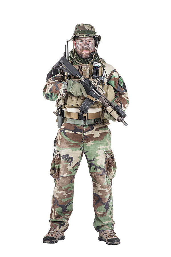 U.s. Special Forces Soldier Wearing Photograph by Oleg Zabielin - Fine ...