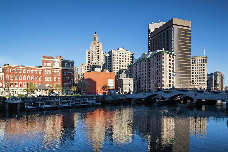 USA, Rhode Island, Providence, City Photograph by Walter Bibikow - Fine ...