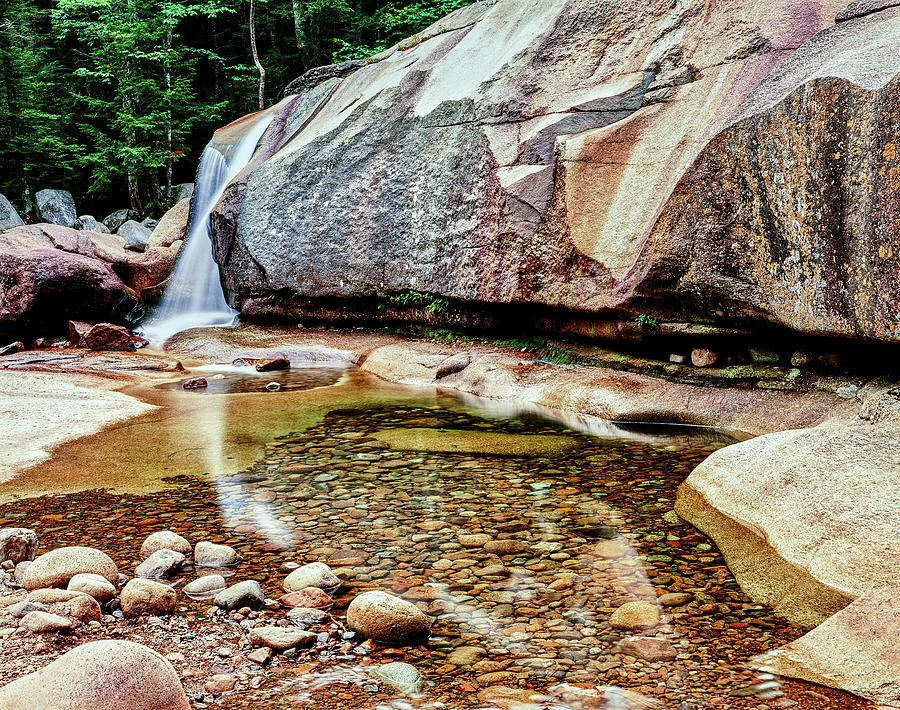 Water Falling From Rocks In A Forest #8 Photograph by Panoramic Images