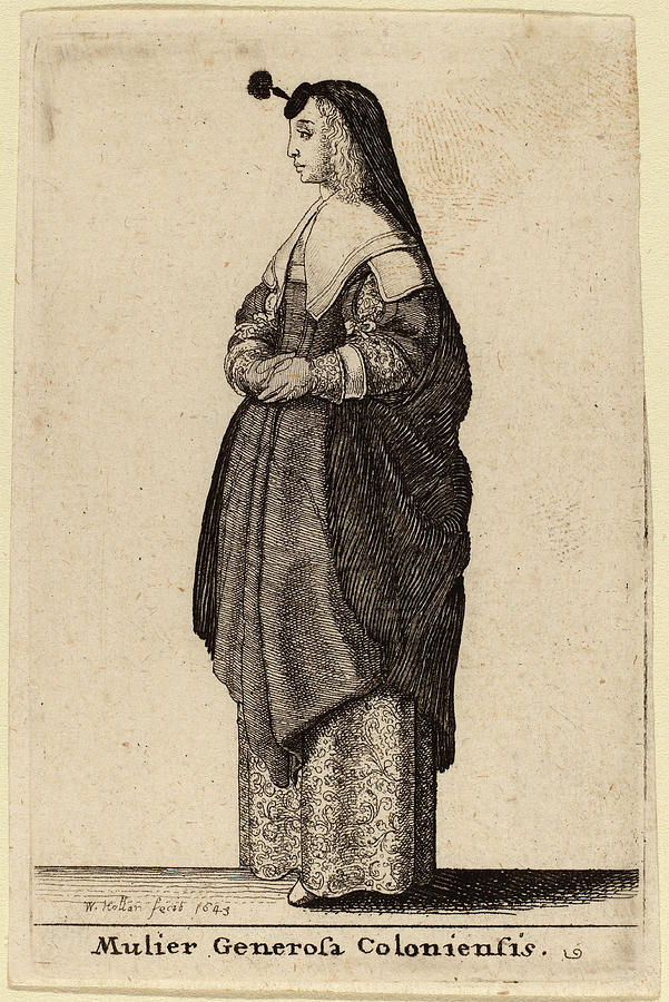 Wenceslaus Hollar Bohemian, 1607 - 1677 Drawing by Quint Lox