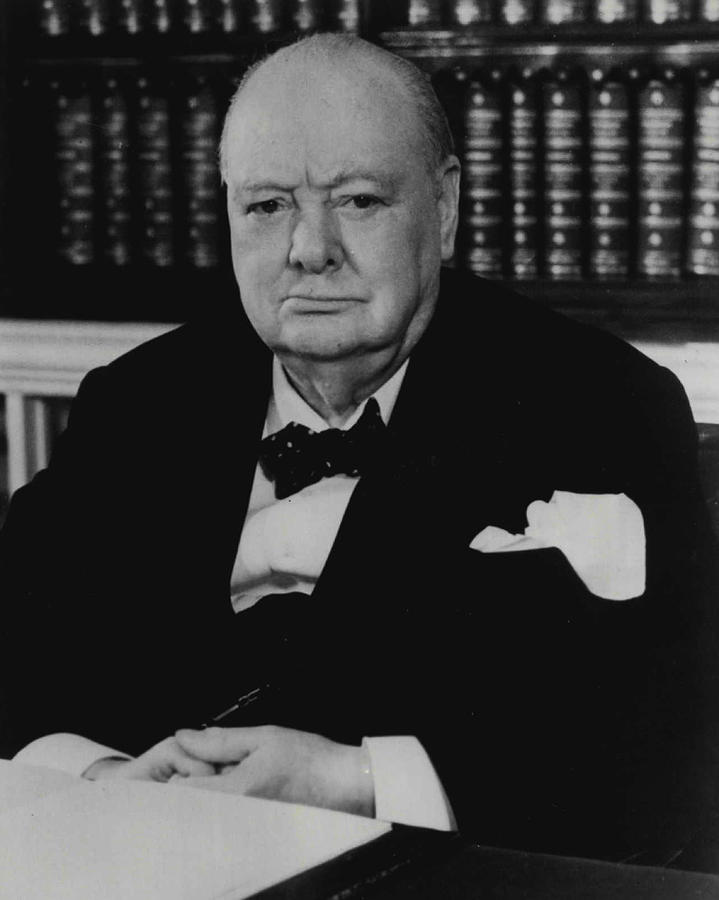 Winston Churchill Photograph By Retro Images Archive - Fine Art America