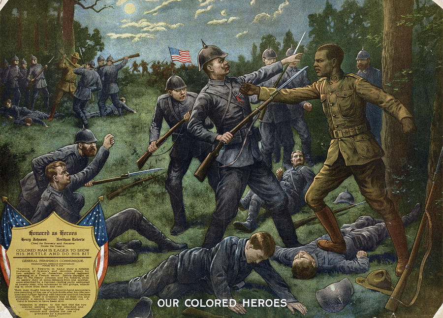 Wwi Soldiers, 1918 #8 Painting by Granger