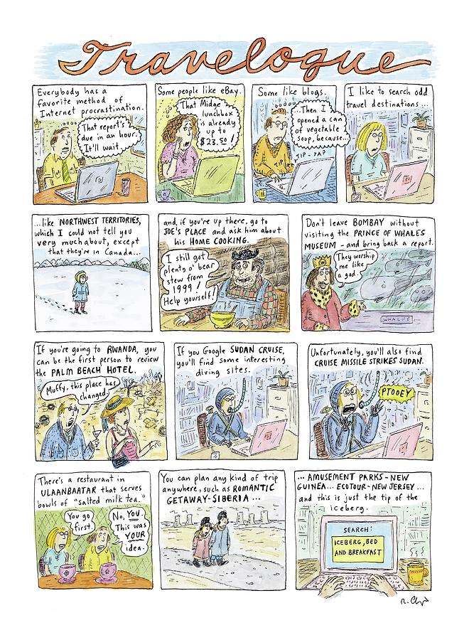New Yorker April 18th, 2005 Drawing by Roz Chast