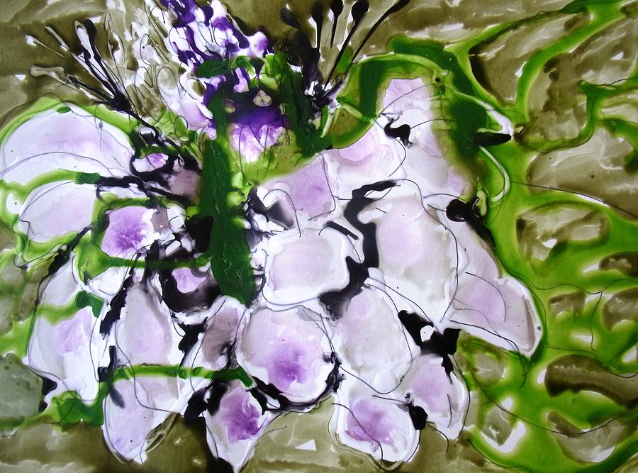 Still Life Mixed Media - Heavenly Flowers #817 by Baljit Chadha