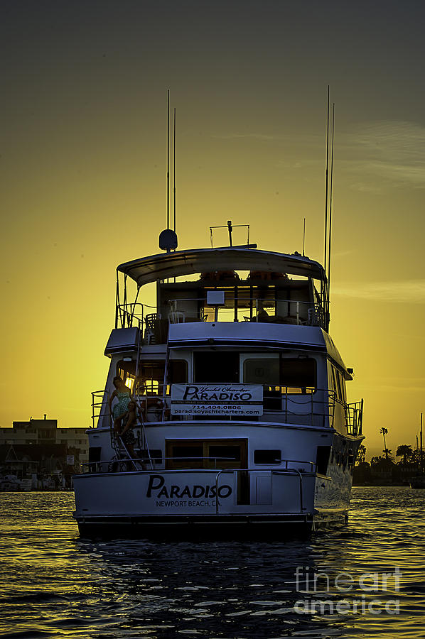 85 foot Yacht Photograph by Ronald KENNEY