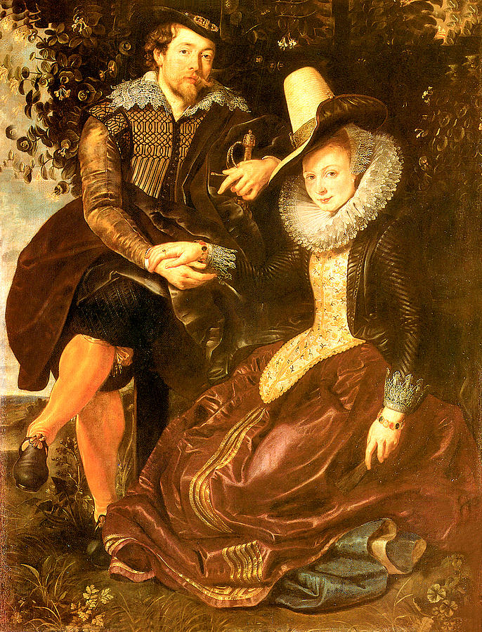 Rubens and Isabella Brant Painting by Peter Paul Rubens