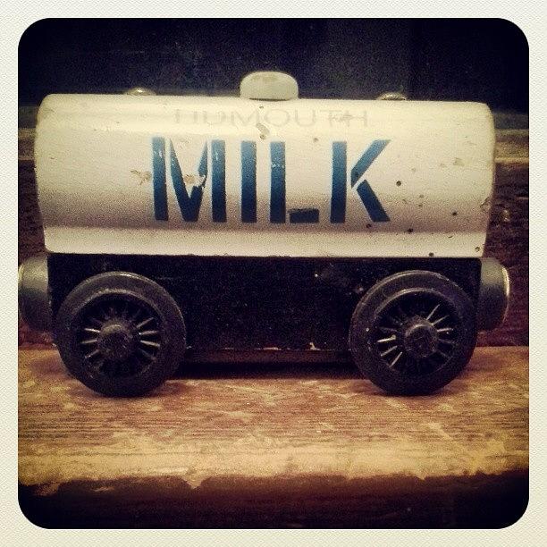 Train Photograph - Milk by Milk R