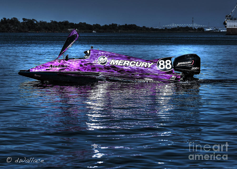 88 a Boat Port Neches Riverfest Photograph by D Wallace