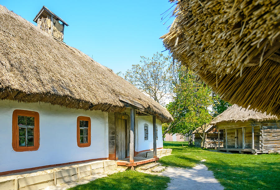 A typical ukrainian antique house Photograph by Alain De Maximy - Pixels