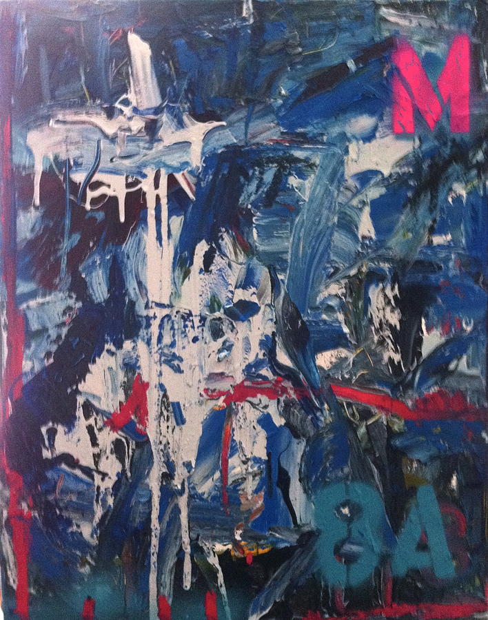 Abstract Painting - 8AM by MC Mintz