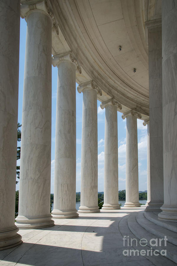 Thomas Jefferson Memorial Digital Art -  Thomas Jefferson Memorial #9 by Carol Ailles