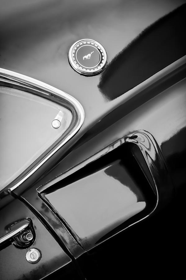 1969 Ford Mustang Mach 1 Side Emblem #9 Photograph by Jill Reger