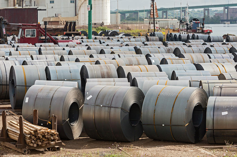 Algoma Steel Mill Photograph by Jim West/science Photo Library | Fine ...