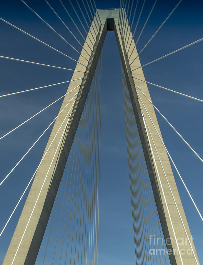 Arthur Ravenel Jr Bridge in Charleston South Carolina #5 Photograph by David Oppenheimer