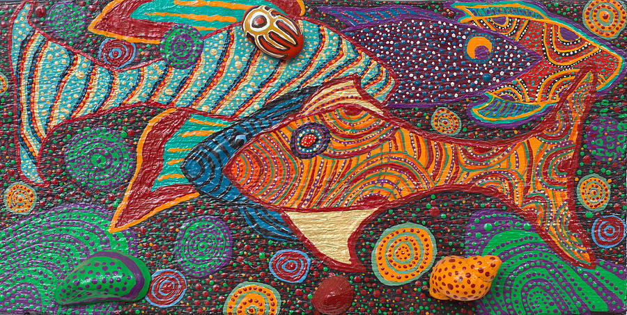 Ayahuasca Vision #8 Painting by Howard Charing