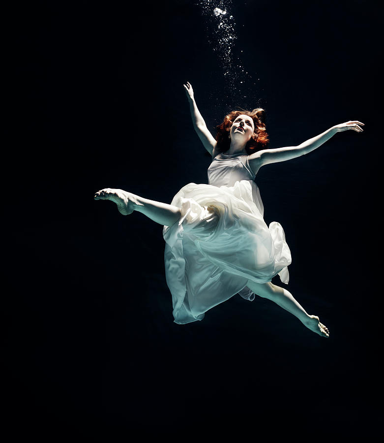 Ballet Dancer Underwater #9 Photograph by Henrik Sorensen