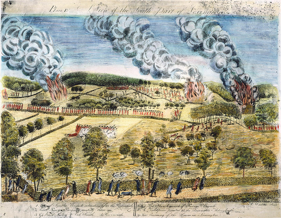 Battle Of Lexington, 1775 #9 Photograph by Granger