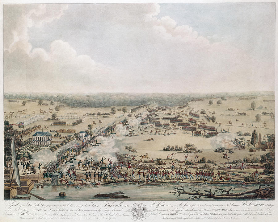 Battle Of New Orleans #12 Painting by Granger