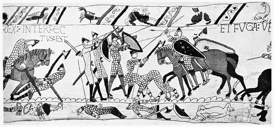 Bayeux Tapestry #9 Painting by Granger