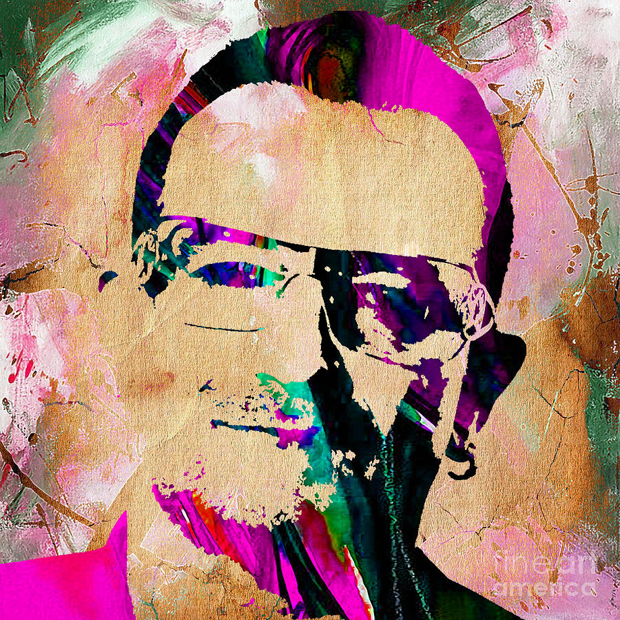 Bono Mixed Media - Bono U2 #9 by Marvin Blaine