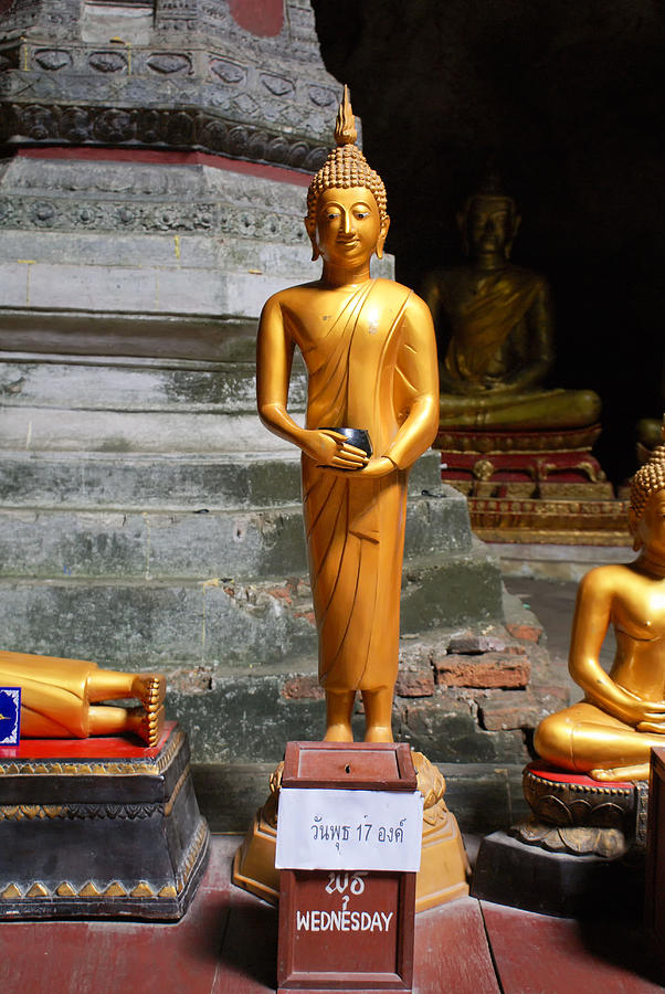 Buddha at Khao Bandai It Caves #9 Digital Art by Carol Ailles
