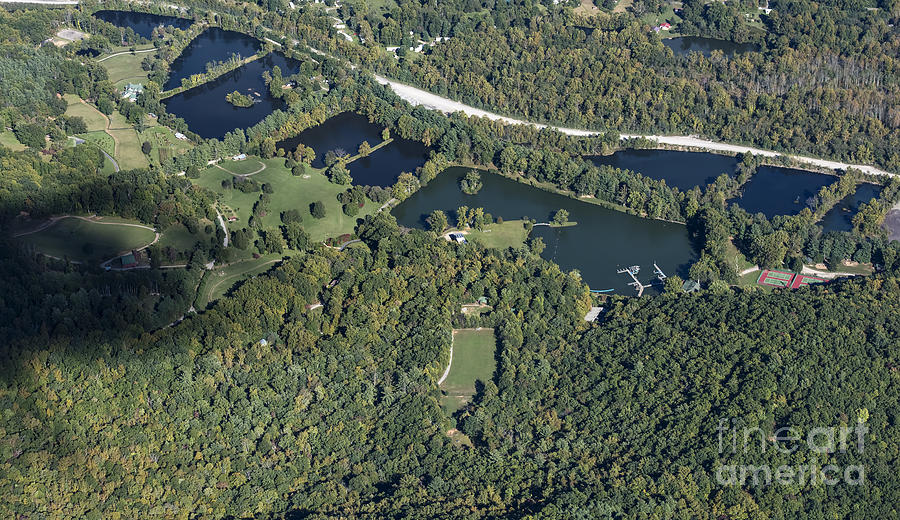 Camp Rockmont for Boys Aerial Photo #9 Photograph by David Oppenheimer