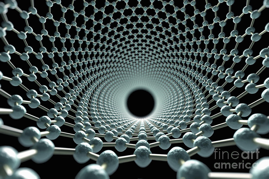 Carbon Nanotube #9 Photograph by Science Picture Co