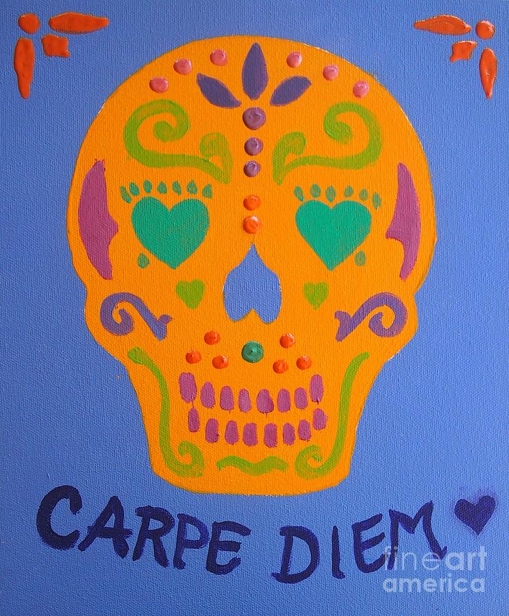 Carpe Diem Series #9 Painting by Janet McDonald