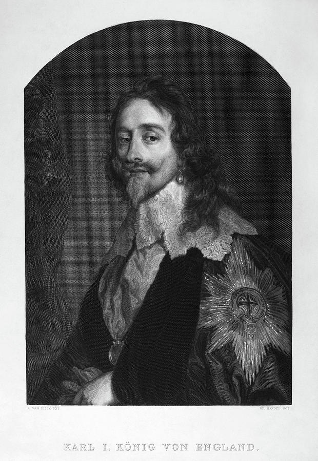 Charles I (1600-1649) #9 Painting by Granger