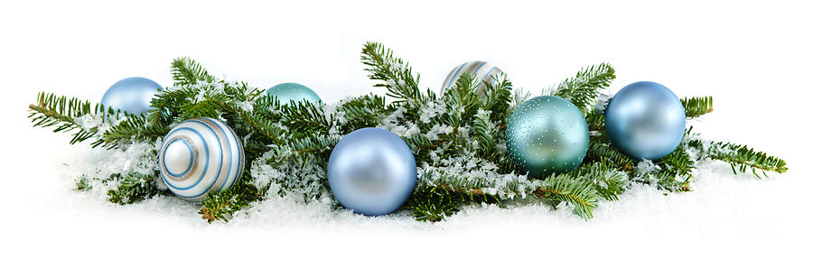 Christmas ornaments 1 Photograph by Elena Elisseeva