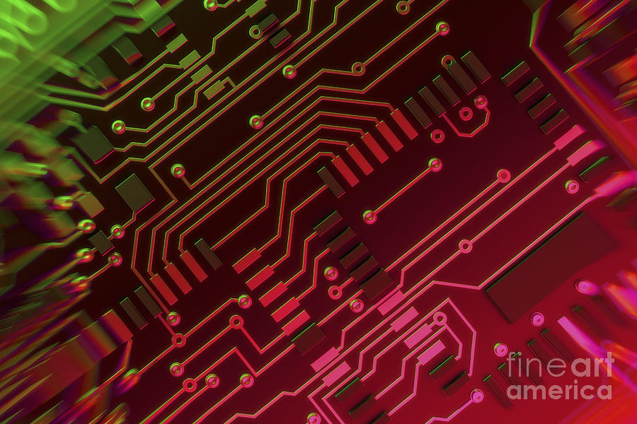 Circuit Board #9 Photograph by Science Picture Co