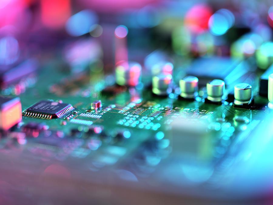 Circuit Board Photograph by Tek Image/science Photo Library - Fine Art ...